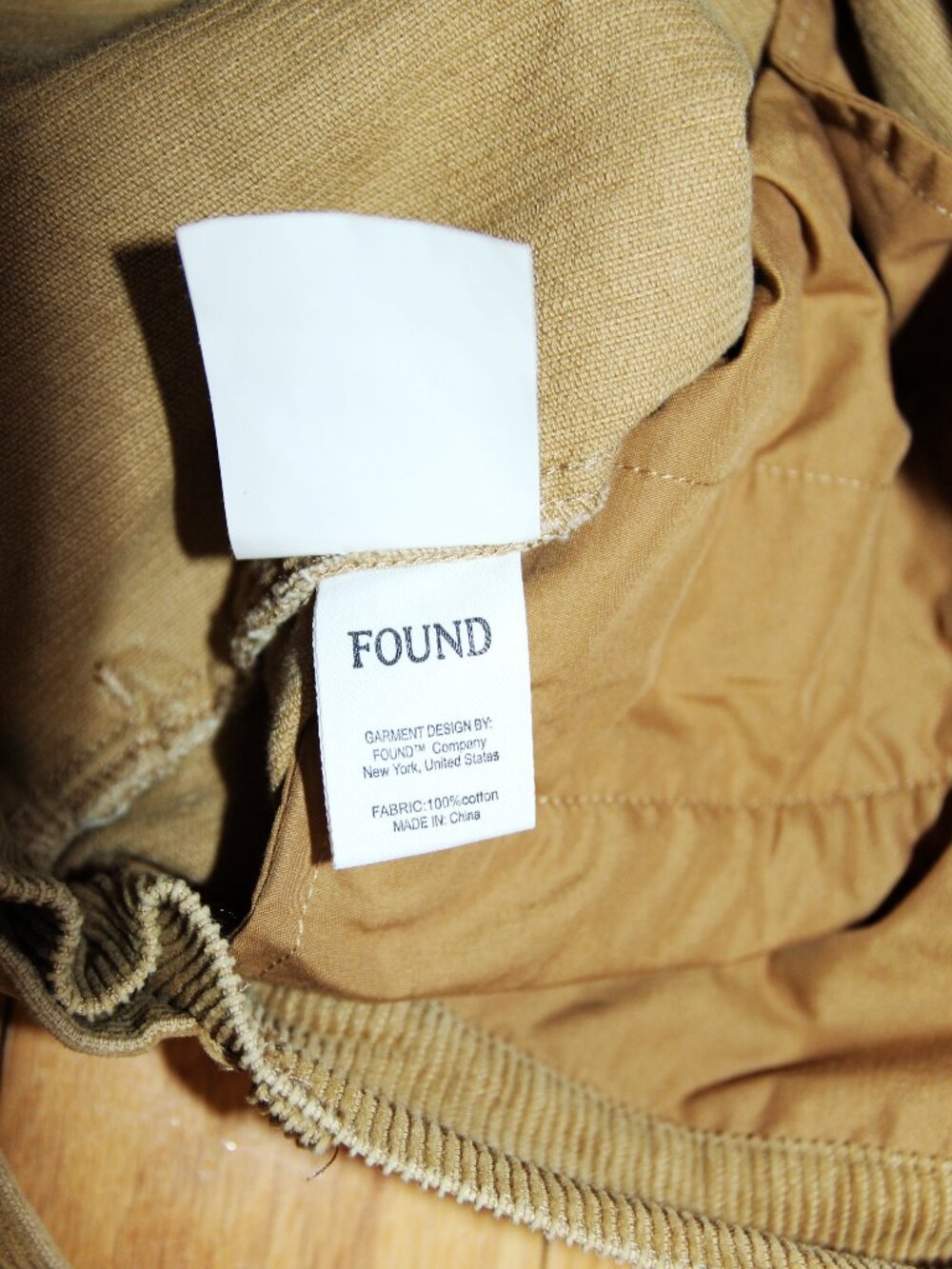 BNWT AW25 FOUND PLEATED CORDUROY PANTS 30 - Picture 9 of 12